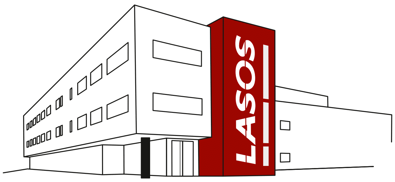 Skizze vom LASOS Gebäude in Jena