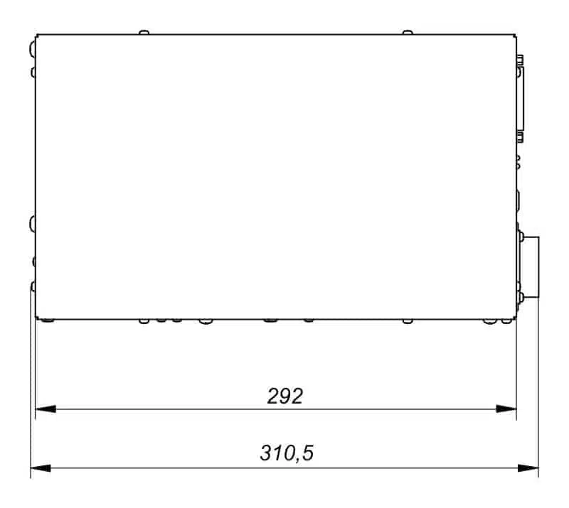 Lasos Power Supply - Lgn 4000 Dimensions